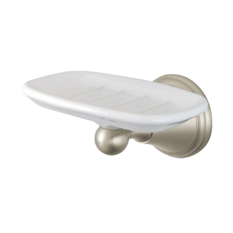 Soap Dishes | Wall-Mount Soap Dish Shower Accessories Rushed Nickel/Polished Chrom